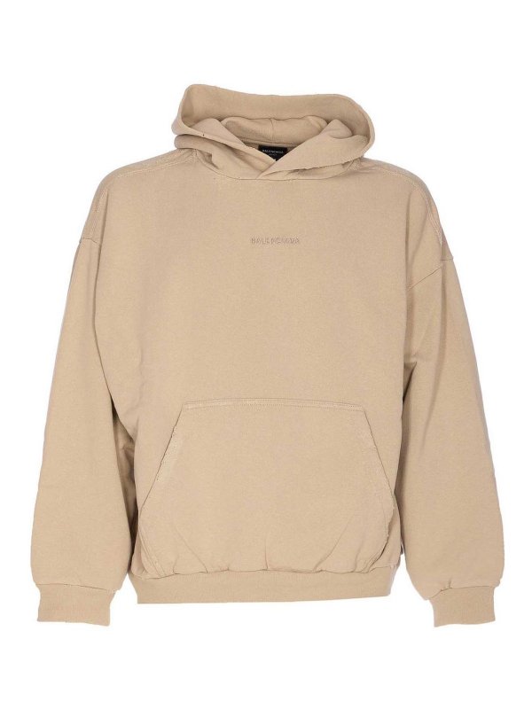 BALENCIAGA: Sweatshirts & Sweaters - Back Reflective Medium Fit Hoodie