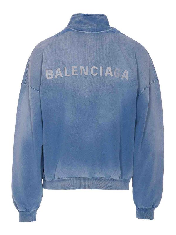 BALENCIAGA: Chaquetas casual online - Chaqueta Casual - Azul