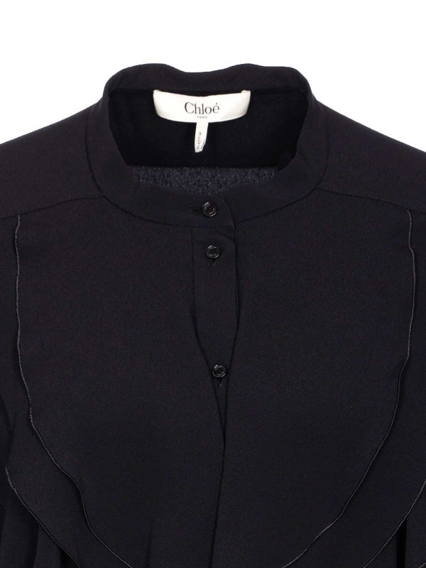 シャツ - 黒 shop online: CHLOE