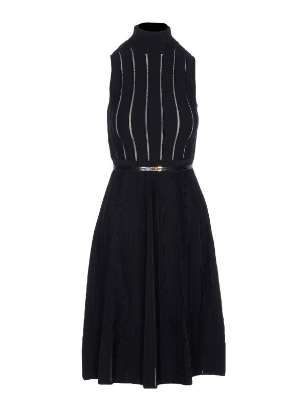 ELISABETTA FRANCHI: knee length dresses - Knitted Dress