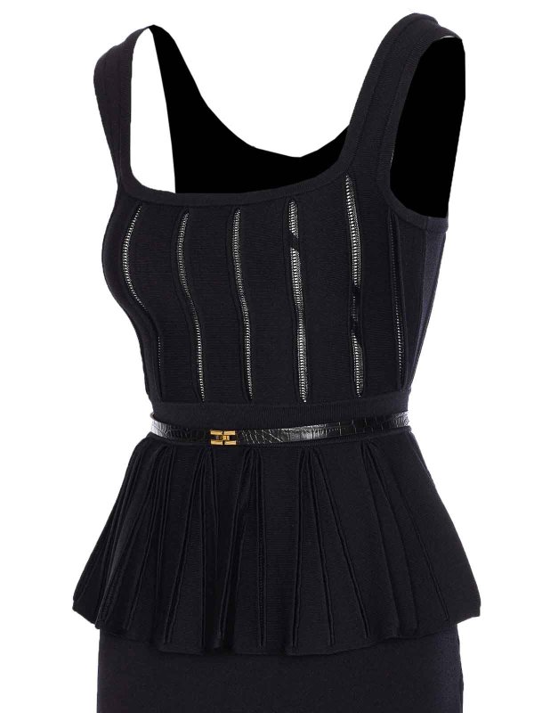 The Best Shops ELISABETTA FRANCHI: Maxi robe - Maxi Robe - Noir