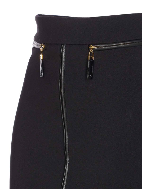 The Best Shops ELISABETTA FRANCHI: Knee length skirts & Midi - Black Skirt