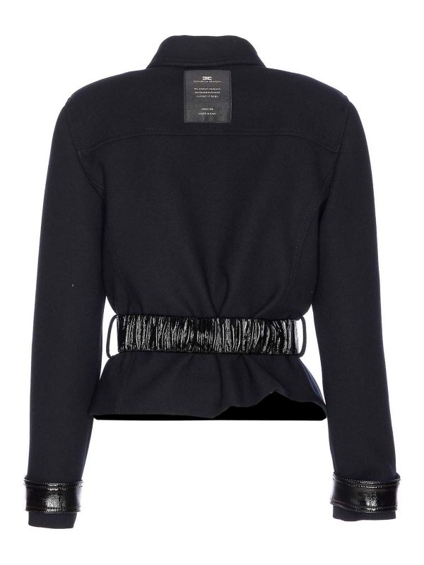 ELISABETTA FRANCHI: Vestes casuals online - Veste Casual - Noir