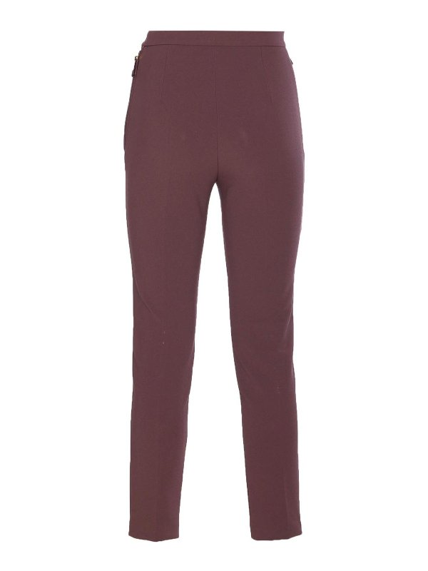 ELISABETTA FRANCHI: Pantalons casual online - Pantalons Décontractés - Rouge