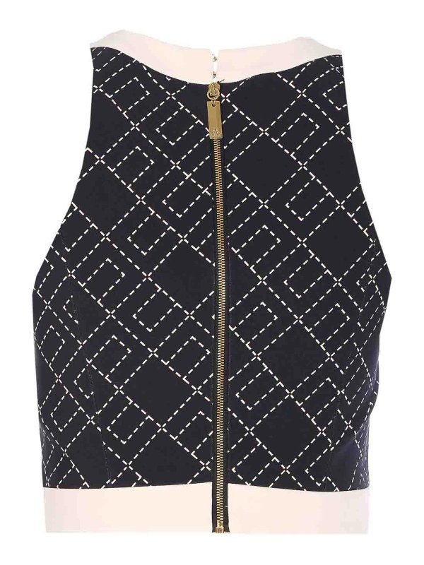 ELISABETTA FRANCHI: Tops & Tank tops online - Black Top