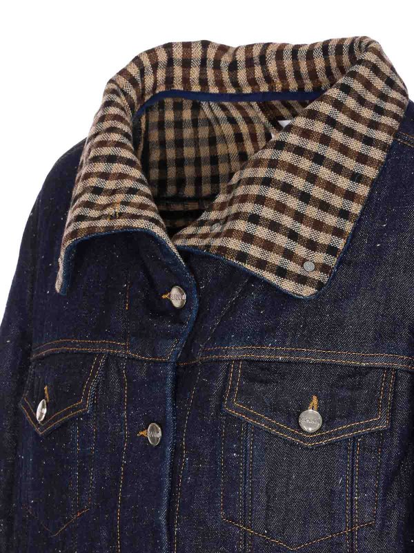 The Best Shops GANNI: カジュアルジャケット - カジュアルジャケット - ブルー