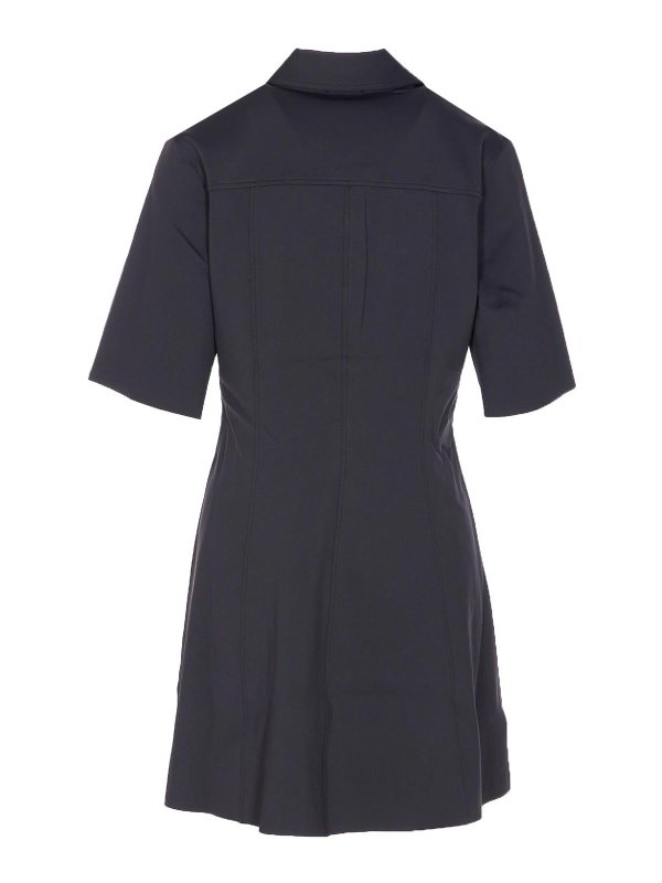 GANNI: abiti corti online - Abito in neoprene subacqueo