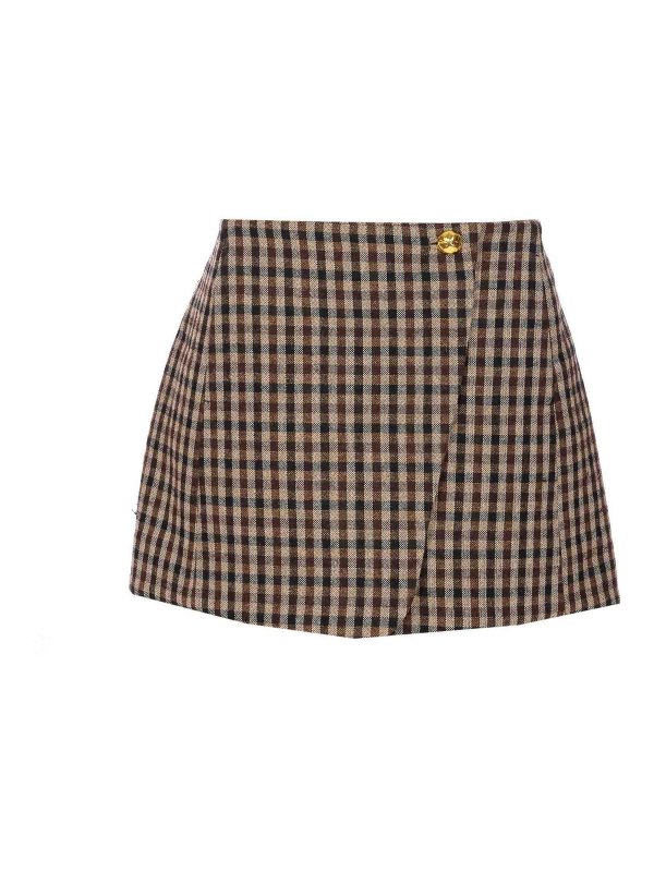 GANNI: ニーレングススカート＆ミディ丈 - 膝丈/ミディスカート - ベージュ