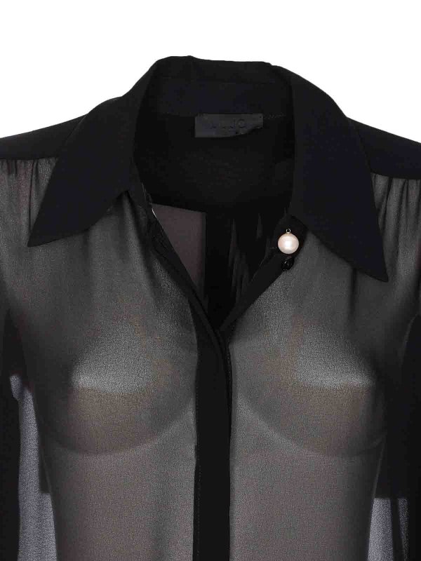 Colletto normale nero shop online: Liu Jo