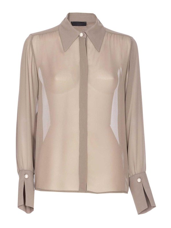 Liu Jo: casual jackets - Green Regular Collar