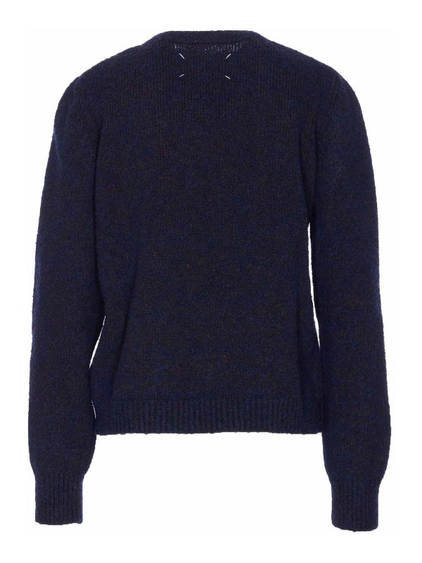 Maison Margiela: Pull col rond online - Pull Col Rond - Bleu