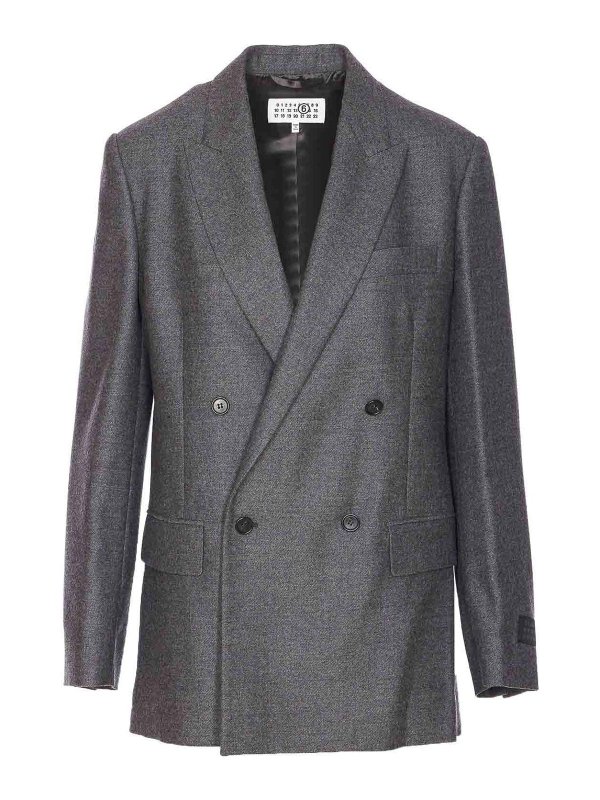 MM6 MAISON MARGIELA: casual jackets - Grey Jacket