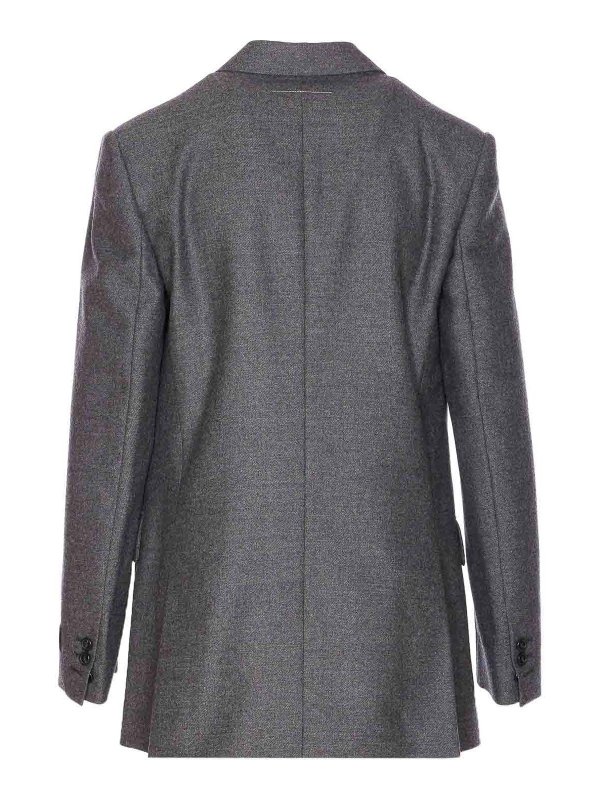 MM6 MAISON MARGIELA: casual jackets online - Grey Jacket