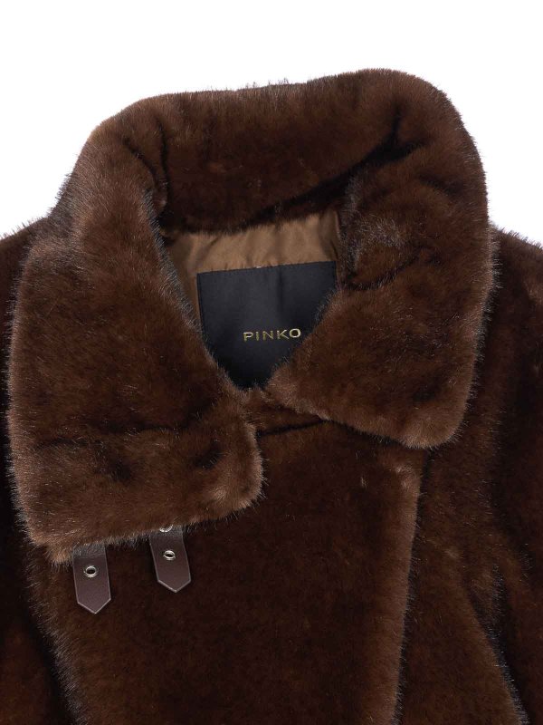 ケープ/ポンチョ - ブラウン shop online: Pinko