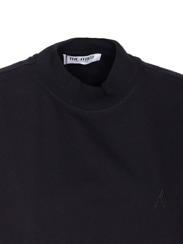 Matte Black T-Shirt shop online: The Attico