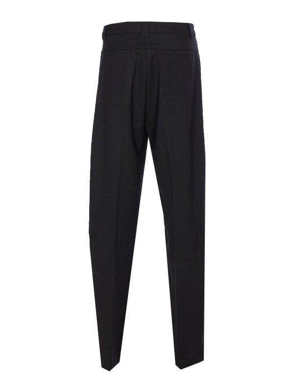 THELATEST: casual trousers online - C-Alek Black Pants