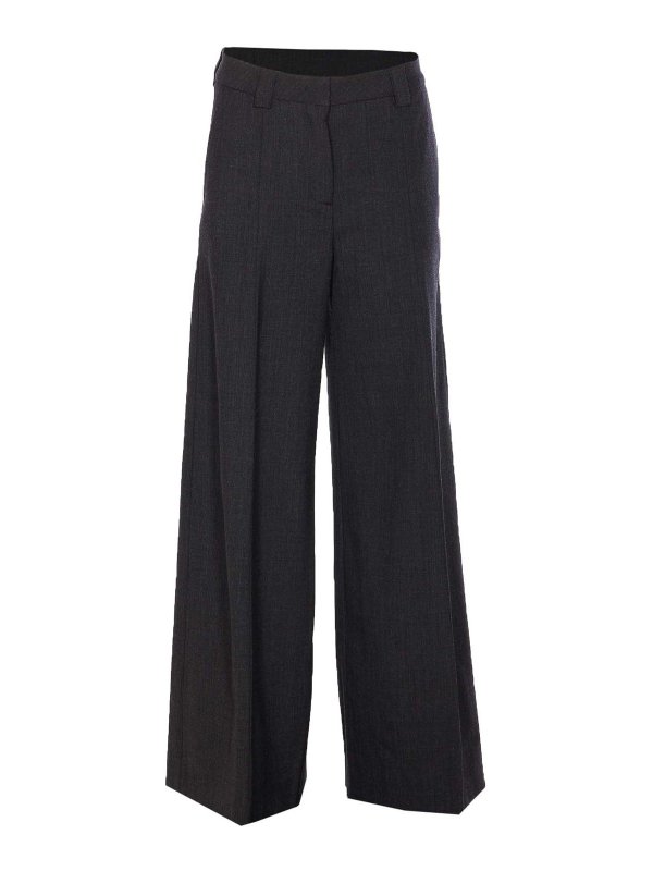 THELATEST: casual trousers - C-Alma Grey Pants