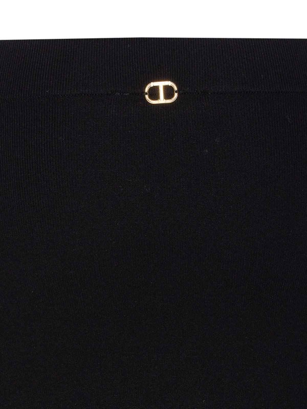 The Best Shops TWINSET: ニーレングススカート＆ミディ丈 - 膝丈/ミディスカート - 黒