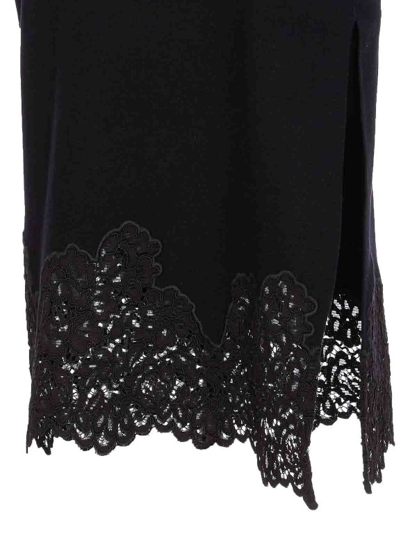 膝丈/ミディスカート - 黒 shop online: TWINSET