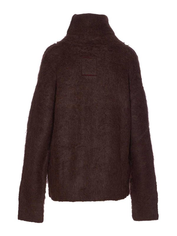 UMA WANG: Pull col rond online - Pull Col Rond - Marron