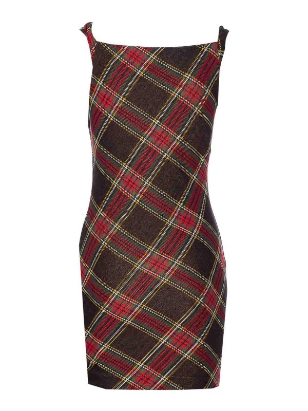 VIVIENNE WESTWOOD: Robes courtes online - Robe Courte - Rouge