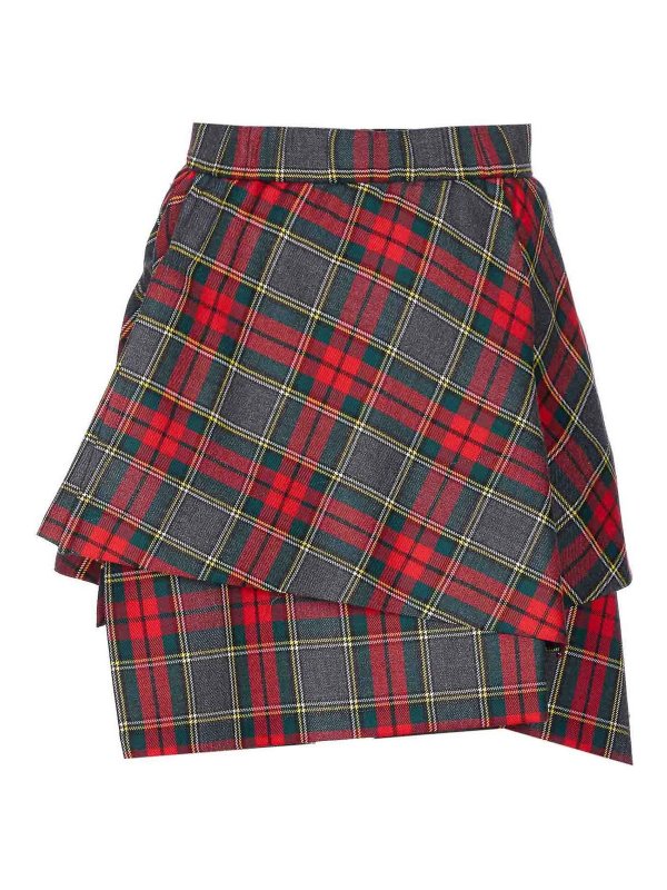 VIVIENNE WESTWOOD: Faldas media pierna y semilargas online - Falda Semilarga - Rojo