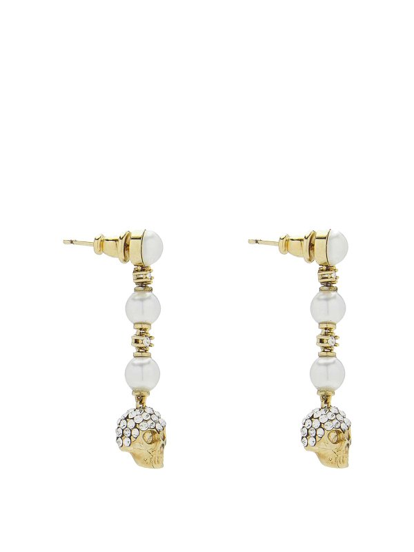 ALEXANDER MCQUEEN: Ohrringe online - Ohrring - Weiß