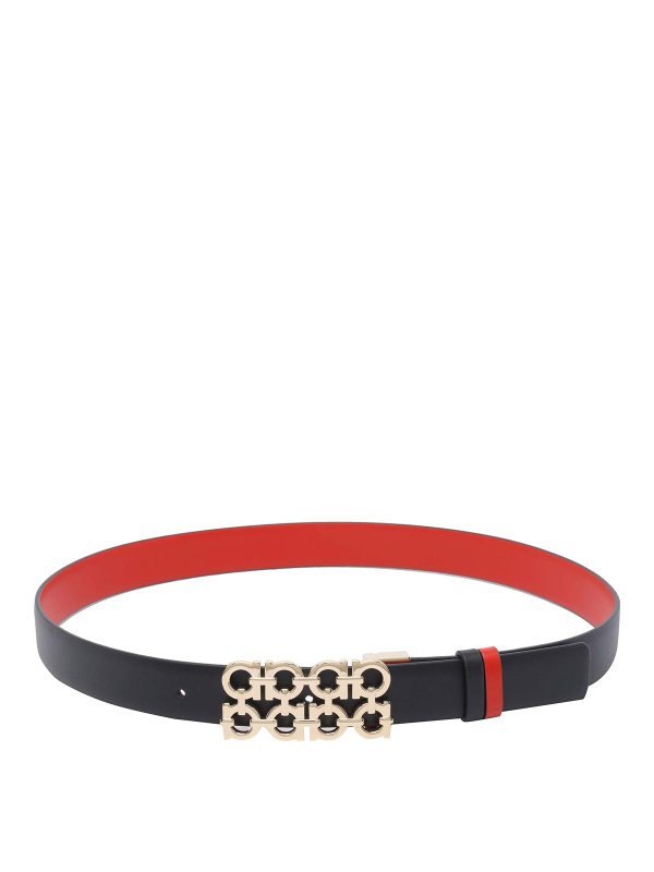 FERRAGAMO: Gürtel - Gürtel - Schwarz