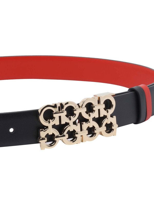 FERRAGAMO: Gürtel online - Gürtel - Schwarz