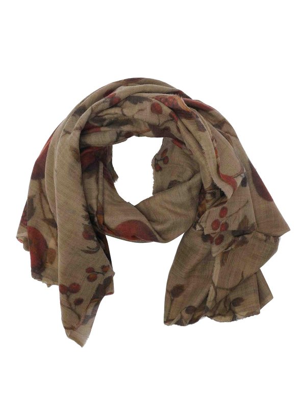UMA WANG: scarves online - Military Green Scarf