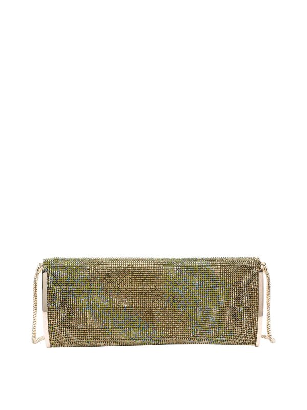 The Best Shops BENEDETTA BRUZZICHES: cross body bags - Green Kate Crystals Crossbody Bag