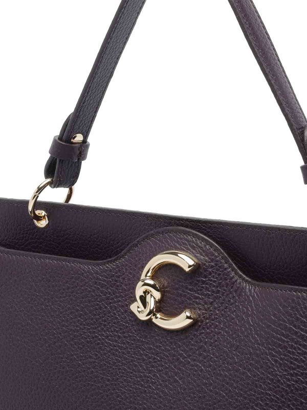 トートバッグ - 紫 shop online: COCCINELLE