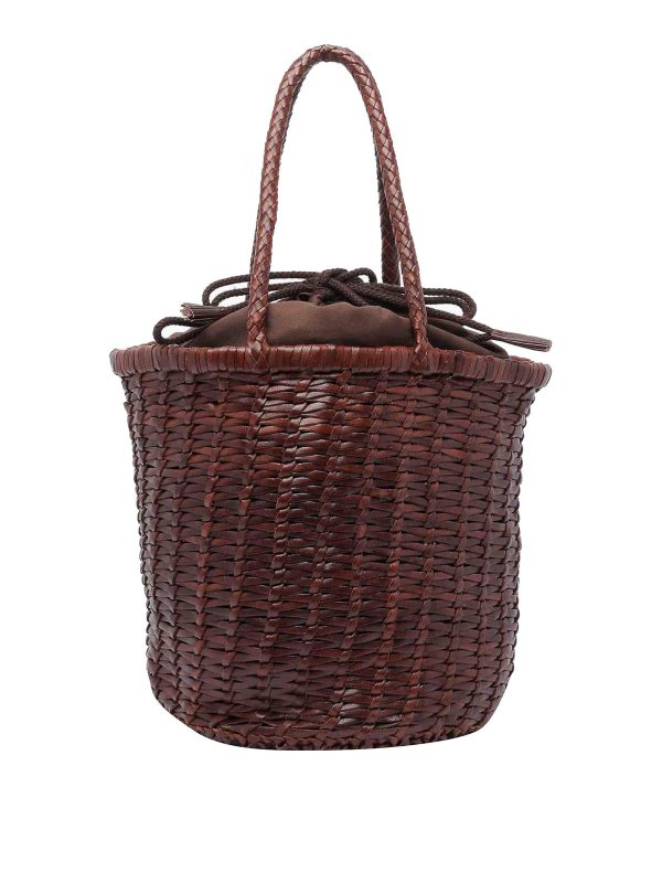 DRAGON DIFFUSION: cross body bags - Bruciato Large Lina Bucket Bag