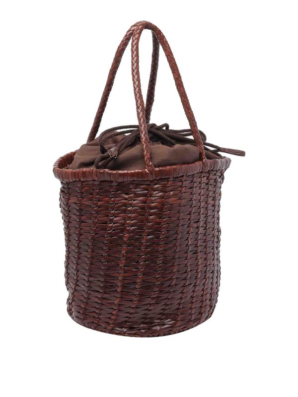 DRAGON DIFFUSION: cross body bags online - Bruciato Large Lina Bucket Bag