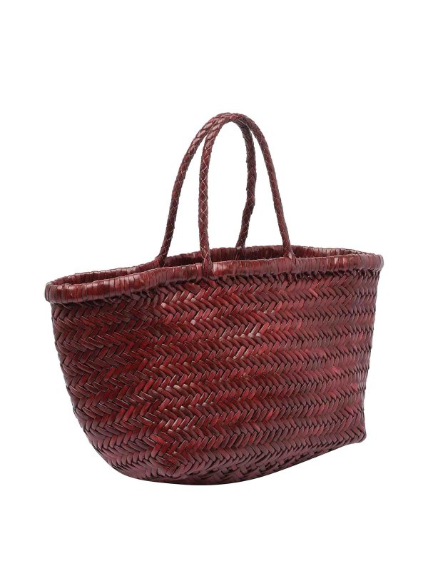 DRAGON DIFFUSION: totes bags online - Small Bamboo Triple Jump Handbag