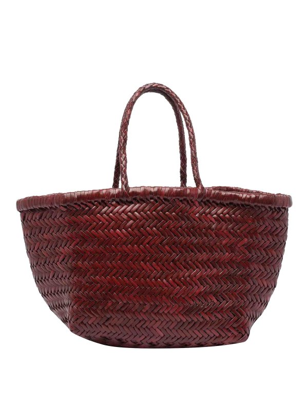 The Best Shops DRAGON DIFFUSION: totes bags - Small Bamboo Triple Jump Handbag