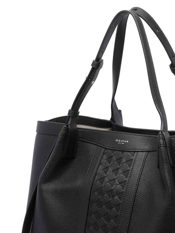 クロスボディバッグ - 黒 shop online: Serapian