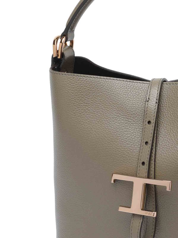 Bolsa Bandolera - Gris shop online: TOD