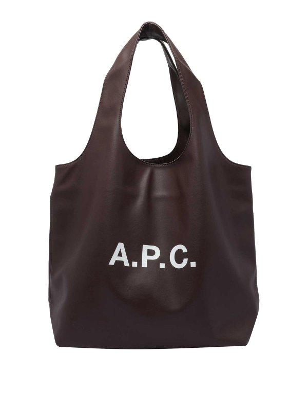 A.P.C.: Handtaschen - Shopper - Braun