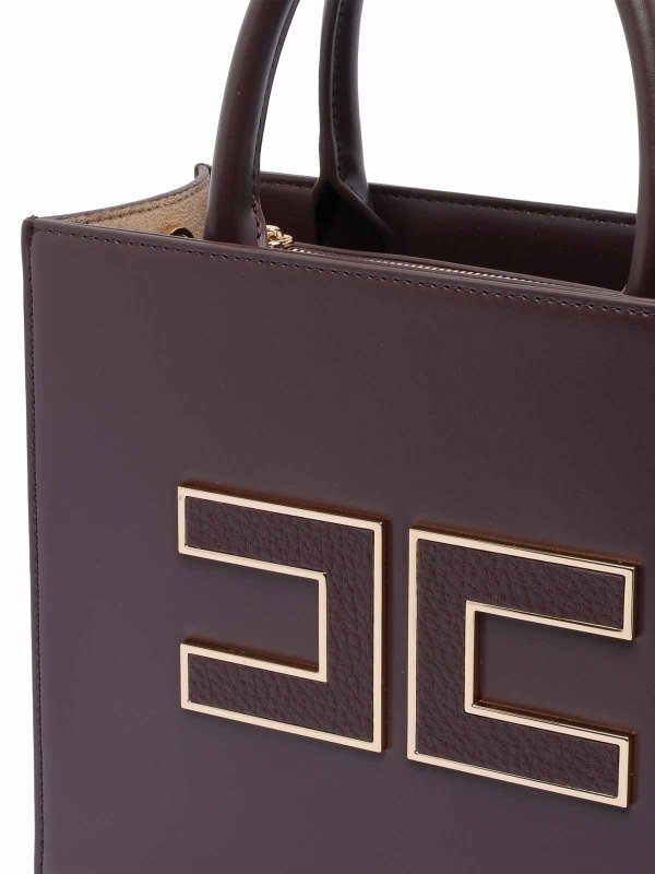 トートバッグ - 紫 shop online: ELISABETTA FRANCHI