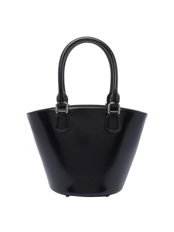 The Best Shops Self Portrait: cross body bags - Black Charm Tote Bag