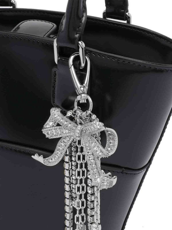 Black Charm Tote Bag shop online: Self Portrait