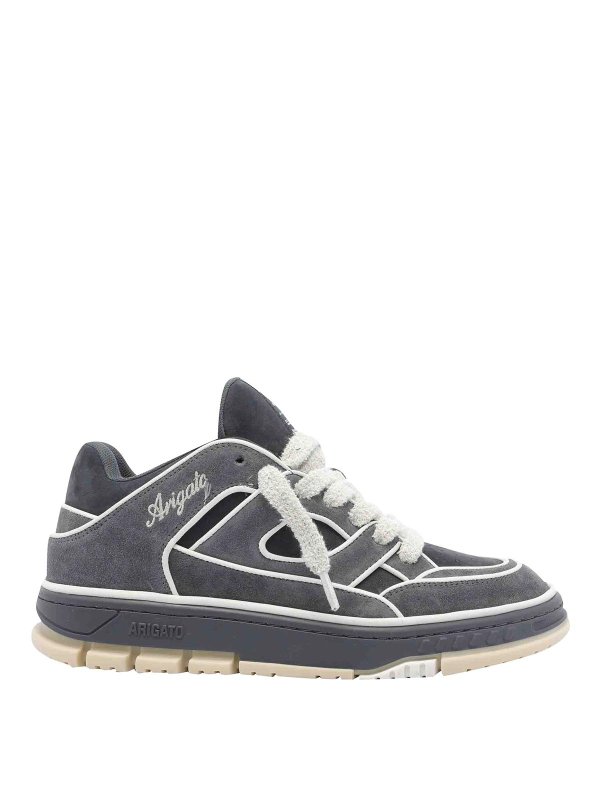 AXEL ARIGATO: trainers - Blue Area Lo Piping Sneakers