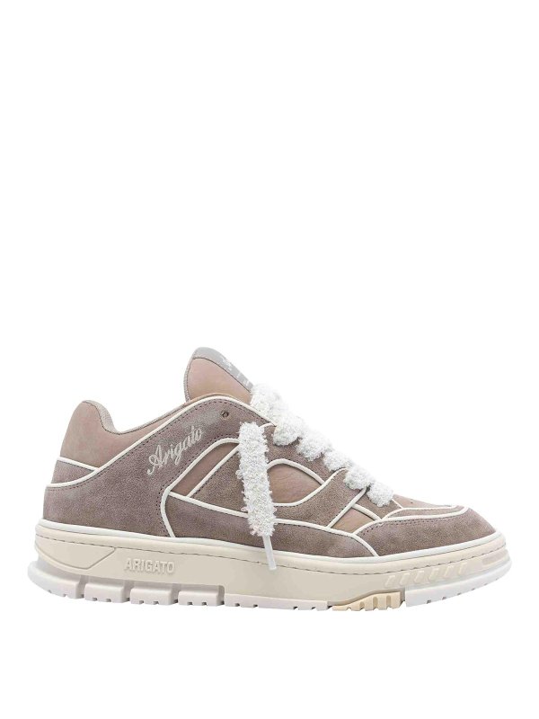 AXEL ARIGATO: sneakers - Taupe Area Lo Piping Sneakers