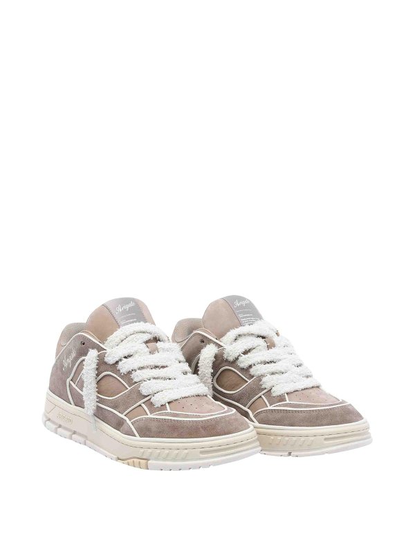 AXEL ARIGATO: sneakers online - Taupe Area Lo Piping Sneakers