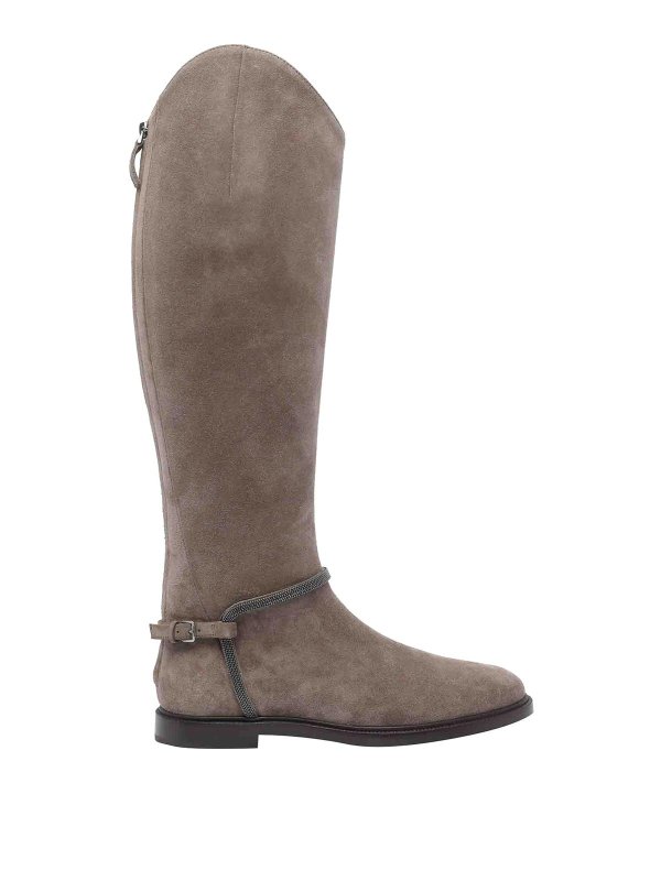 BRUNELLO CUCINELLI: boots - Suede Boots