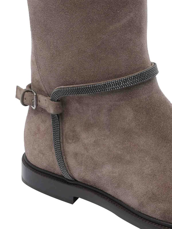 Suede Boots shop online: BRUNELLO CUCINELLI