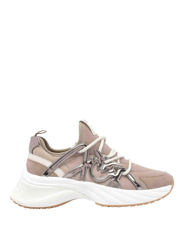 Pinko: sneakers - Beige Ariel 01 Sneaker