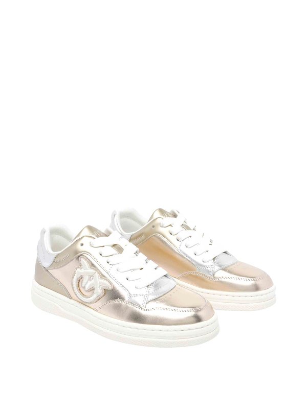Pinko: trainers online - Gold Mandy 11 Sneakers