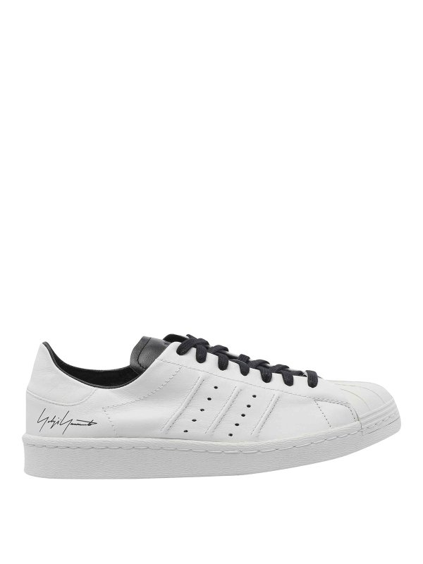 Y-3: trainers - White  Superstar Sneakers
